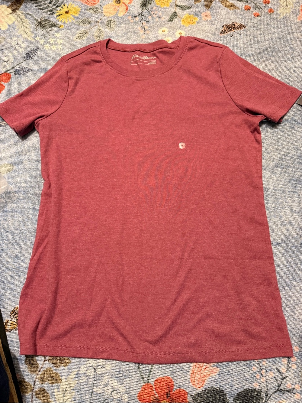 Eddie Bauer Short-Sleeve Crewneck Tee in Rose
